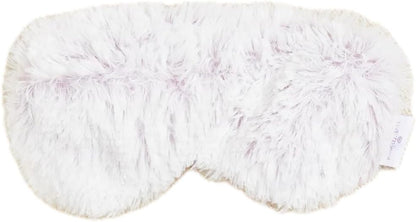warmies Microwavable Eye Mask for Warmth & Comfort - Heating & Cooling Compress for Calming Relaxation - Weighted & Heated Eye Mask with Scented Lavender for Sleeping - Snowy