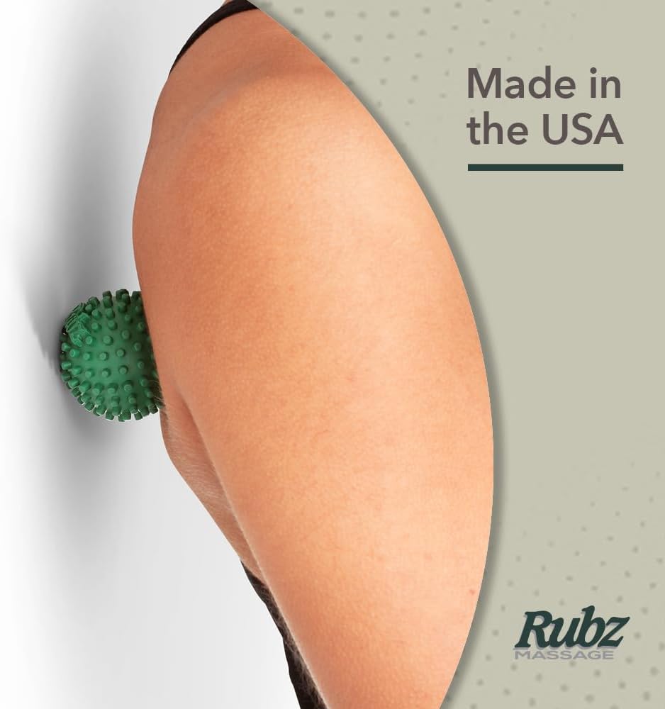 Due North Foot Rubz Hand & Back Massage Ball - Relieve Pain from Plantar Fasciitis, Tight Muscles & Sore Feet - Massage Tool