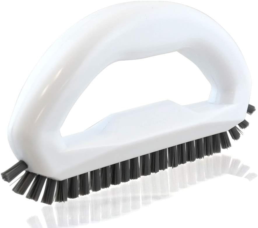 Grout Cleaning Brush Set (4 Pcs) Heavy Duty Hand Grout Scrub Brush & Detail Cleaning Brush Set for Baseboards,Floor, Corners, Shower, Bath Tub & Tiles