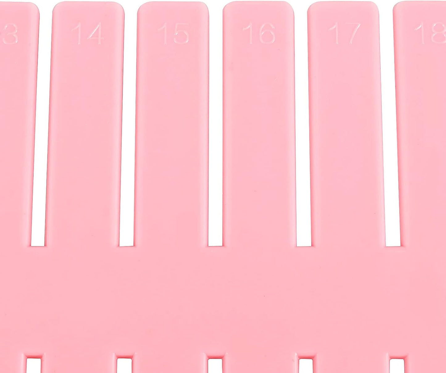 ZOENHOU 60 PCS DIY Drawer Divider Organizers, Pink Grid Drawer Dividers, Adjustable Premium Plastic Organizers for Makeup Drawers Desktop Kitchen Drawer Organizers and Storage, 12.6 x 2.76 Inch