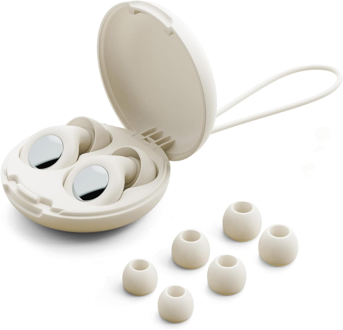 Ear Plugs for Sleeping Noise Cancelling – 30dB Reusable Silicone Earplugs with 8 Ear Tips & Case, Ideal Sleep Ear Plugs, Soft & Cozy Hearing Protection for Sleep, Concerts, Work, Travel & Focus
