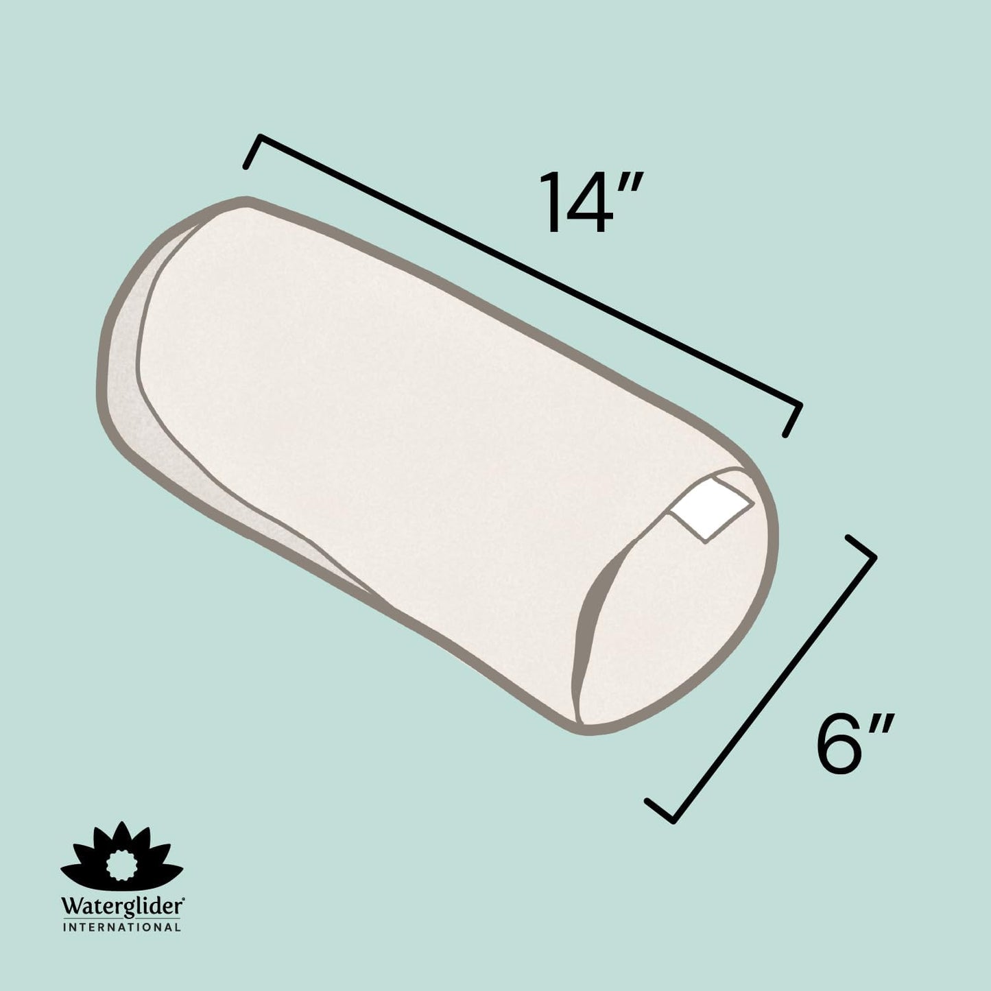 Buckwheat Neck Bolster, Husk Cervical Sleep Roll, Great for use as Body Pillow or in Your Yoga Practice (Burgundy)