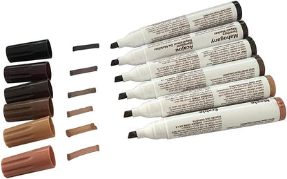 Wood Furniture Repair Markers, Black Paint Fix Touch Up Pen for Furniture & Wood Floor, Scratch Remover Filler for Nicks, Scratches & Stains, Professional Furnitures Recolour Pen for Home/Office
