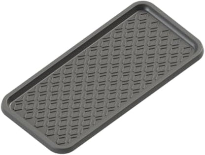 Sun Dolphin Boot Tray for Entryway Indoor, Heavy Duty Plastic Shoe Tray, Water Resistant Shoe Mat Tray Multipurpose Boot Mat