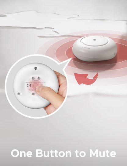 X-Sense Water Leak Detector for Basements, Sinks, Tanks, Pools, No WiFi, Not Compatible with X-Sense Base Station, Model WS01