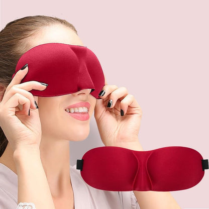 Sleep Mask for Back and Side Sleepers 1 Pack, 3D Light Blocking Eye Mask for Sleeping, Zero Pressure Eye Cover for Women and Men, Lightweight Breathable Night Blindfold Black