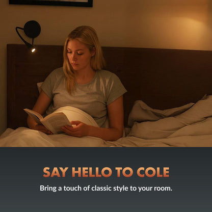 Newhouse Lighting 4.5 in. W x 15 in. H Cole Gooseneck Reading Light in Matte Black with USB-A and USB-C Charging Ports NHRL-CO-BLK, Bedside Lamp for Nightstands, Space-Saving Office Desk Accessory