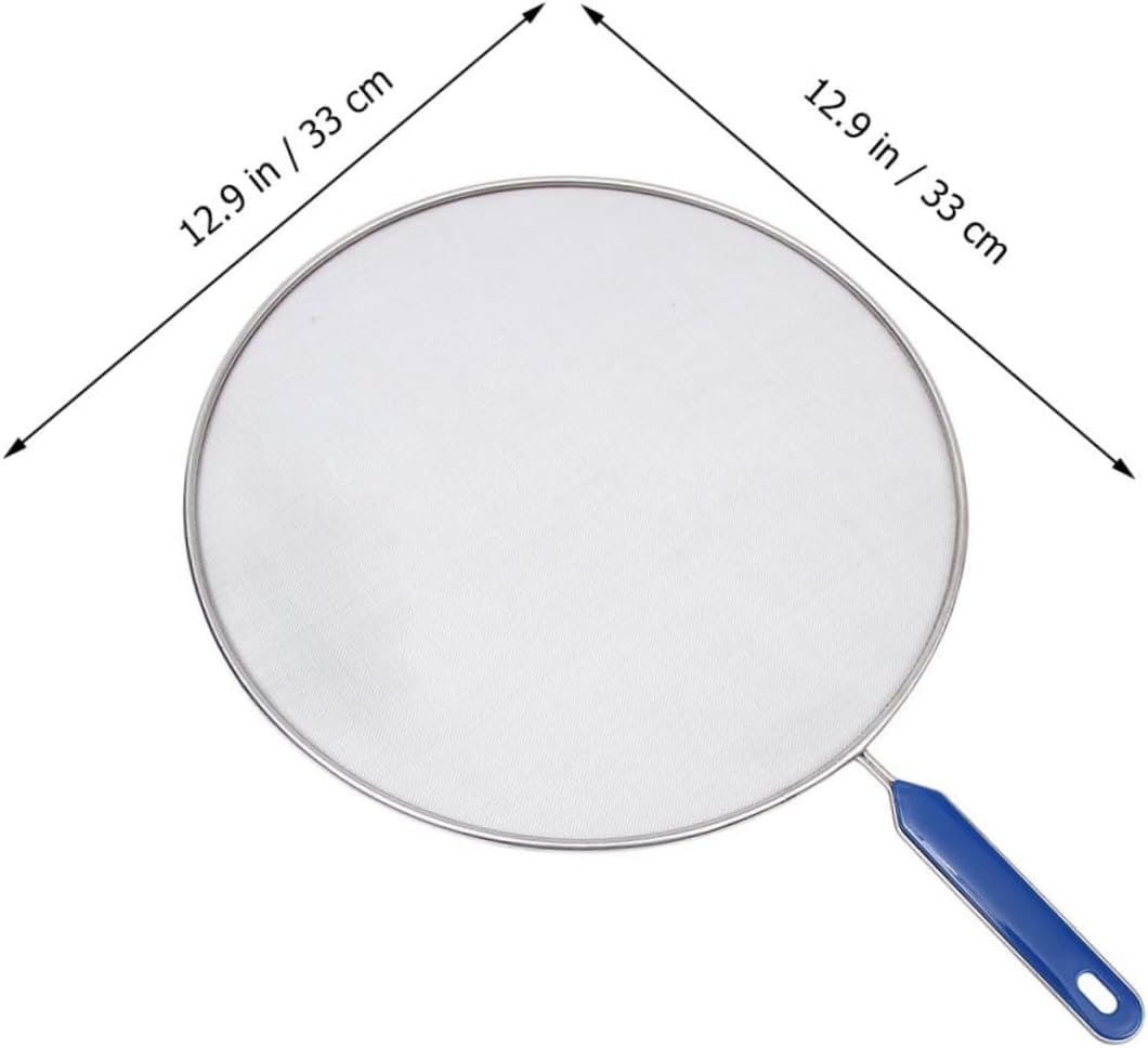 4 Pack Oil Splatter Guard Mesh Anti Spill Oil Cover Stainless Steel Splatter Screen for Frying Pan Pot Safeguard Kitchen Accessories 18.50 X 12.99 X 0.39 in