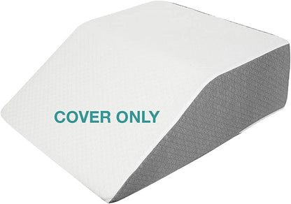 Kölbs Leg Elevation Pillow Cover | Chic Jacquard Cover Bed Wedge Pillow Case for Leg Pillow | Leg Wedge Pillow Case, Cover Only