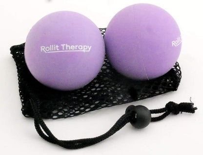 Pair of 2.5 inch (Brevis) Soft Rubber Massage Balls