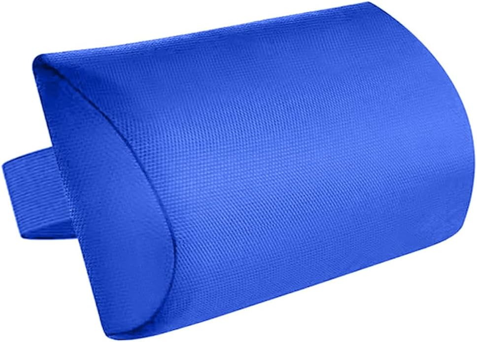Chaise Lounge Neck Support Pillow with Adjustable Strap,Ergonomic Headrest Pillow Portable Bolster Cushion for Patio Backyard Beach Pool Garden Recliner (Orange)