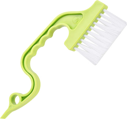 Trycooling Hand-held Groove Gap Cleaning Tools, Random Color, 1 Pc | Door Window Track, Kitchen Cleaning Brushes, Blue, Green, Pink