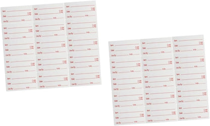 SHINEOFI Removable Food Date Labels for Kitchen Containers Pantry Freezer Canning Meal Prep Organization Stickers