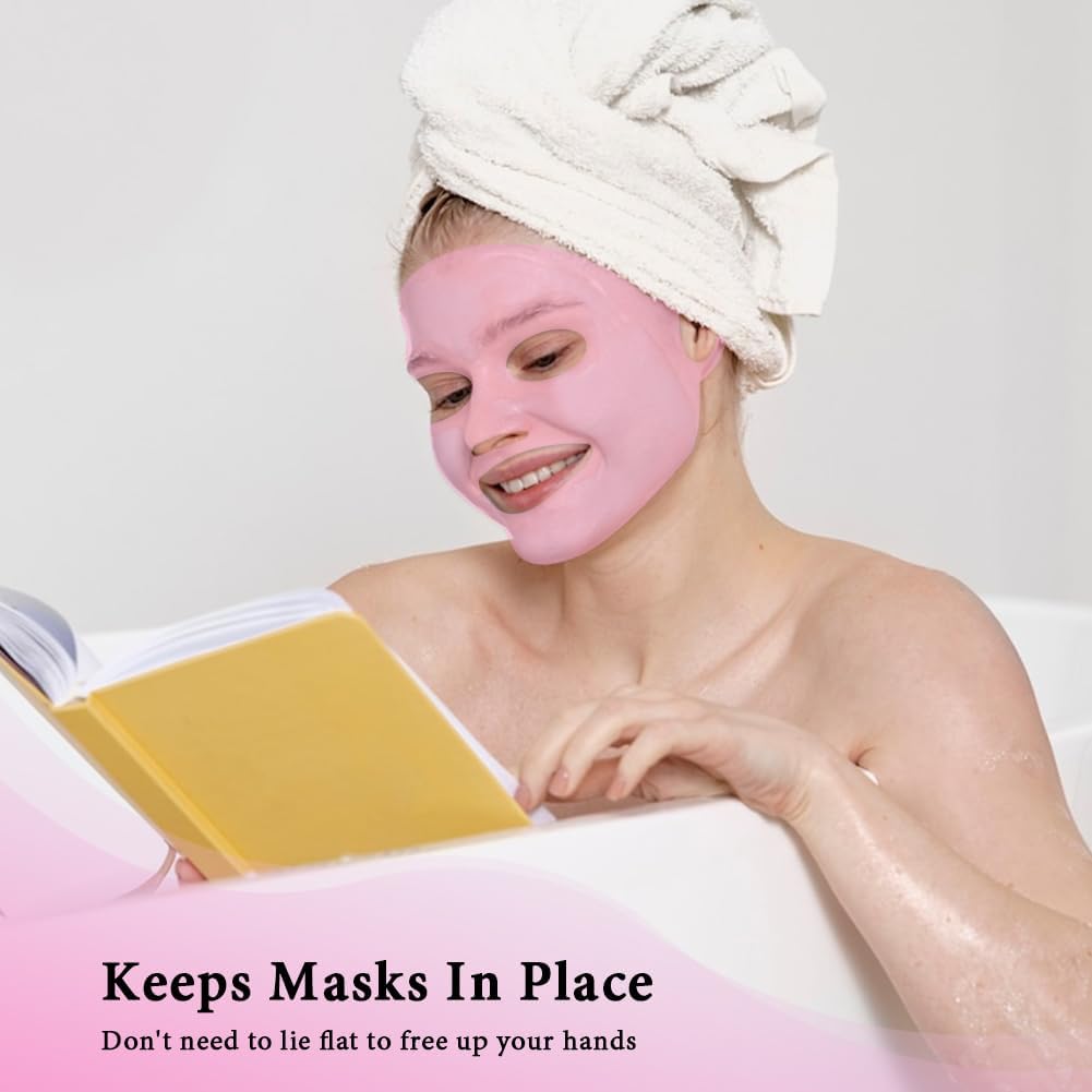 my novel things Face Ice Pack and 2 Packs Silicone Face Mask Cover
