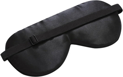 ALASKA BEAR Wraparound Style Organic Cotton Eye Mask with Padded Nose, Big Wide Headband and Large Coverage Ear Muff Sleeping Mask with Bottom Flap for Full Blackout, Dark Grey