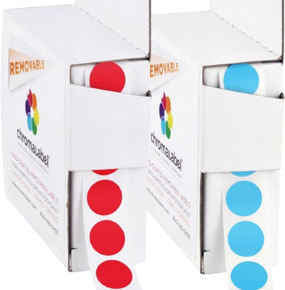 Removable Green Dot Stickers, 1/2 Inch, 1000/Box | Inventory Circle Labels with Removable Adhesive for Offices, Classrooms, Food Service, and Medical Settings. Made in USA