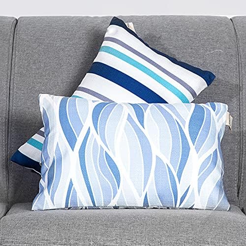 Outdoor Neck Pillow for Recliner,Patio Chaise Lounge Waterproof Headrest Pillow with Adjustable Elastic Stripe,Small Pillows Attachment for Office Chair,Car Seat Head or Lumbar, Navy Blue 2Pack