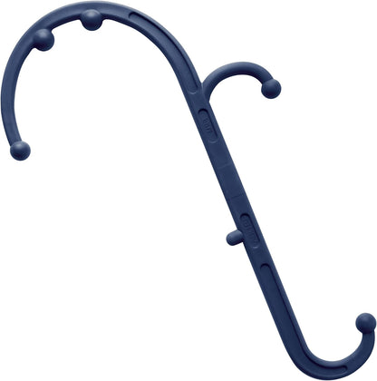 LiBa Back and Neck Massager Trigger Point Hook Therapy Tool Navy