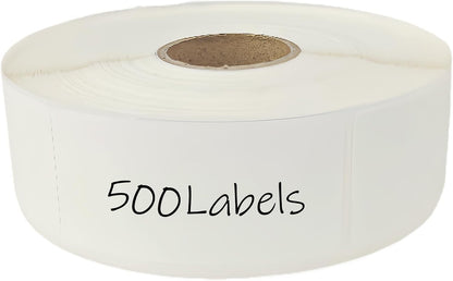 500 Pack Blank Removable Freezer Labels Food Labels for Containers, Pantry Organization Waterproof, Write-On Freezer Labels for Kitchen, Restaurant & Grocery （1 * 2 Inch）