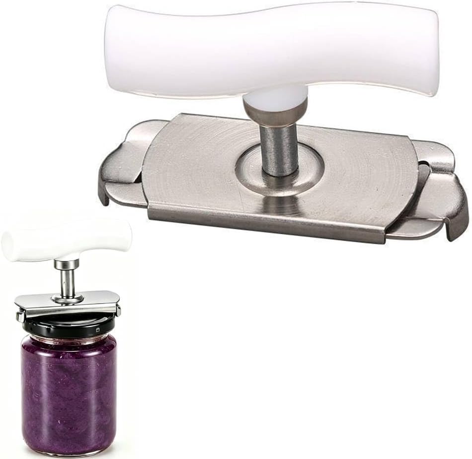 Jar Opener for Seniors and Weak Hands: Adjustable Stainless Steel Can Opener - Manual Jar Lid Remover Tool for Elderly, Adults and Everyday Home Use (green (1 pcs))