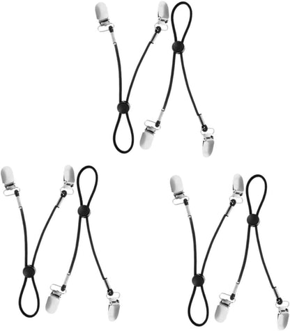 Levemolo 6Pcs Adjustable Bed Sheet Clips Straps Elastic Holders for Fitted Sheets Mattress Corner Fasteners Prevent Slipping and Movement