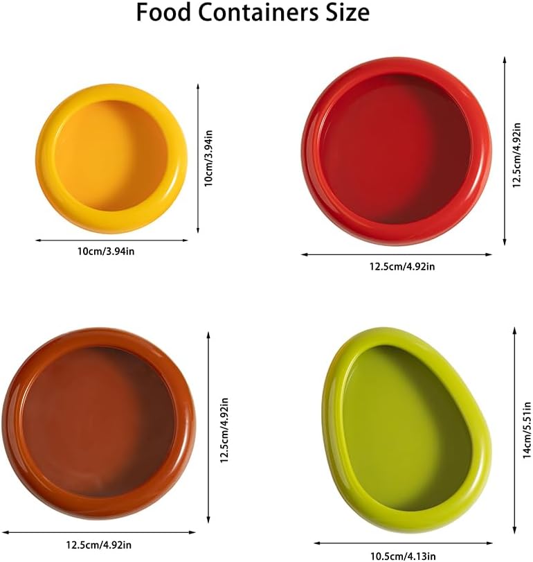 Avocado Saver and Onion Keeper, Reusable Fruit and Veggie Savers Ideal for Tomatoes, Garlic, Lemons and Potatoes