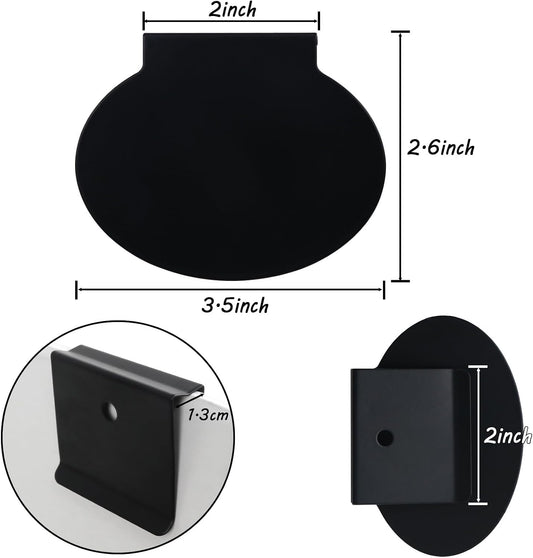 The Home Edit Removable Fabric Bin Labels - 6 Pack White Bin Tags with Chalk Markers for Pantry Storage Bins