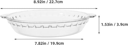 Glass Microwave Splatter Cover 8.93 Inch Vented Heat Resistant Lid Food Protector for Microwave Oven Dishwasher Safe Food Cover and Steam Bowl Lid