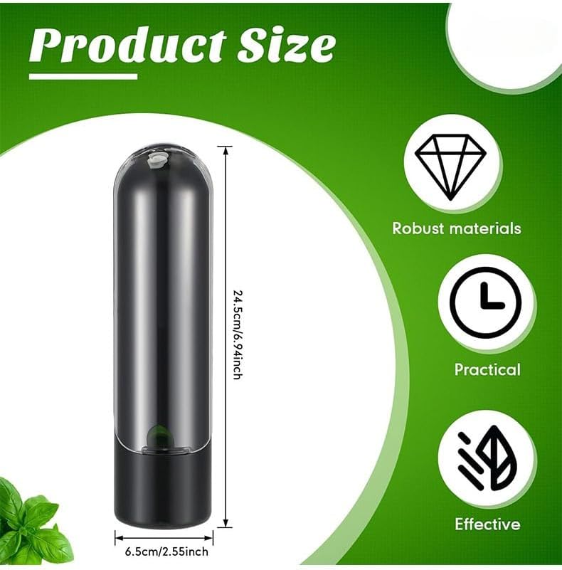PLBSE Herb Saver Pod Containers, Herb Fresh Keeper for Refrigerator, Keeps Vegetables Fresh for 2-3 Weeks (White)