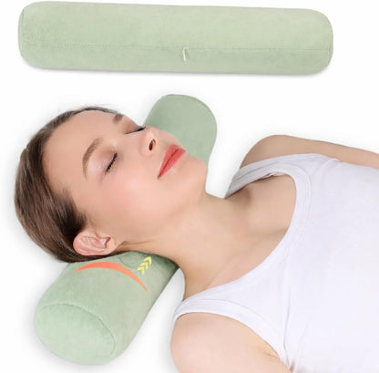 Neck Roll Pillow, Cervical Neck Pillow Bolster Pillow for Sleeping
