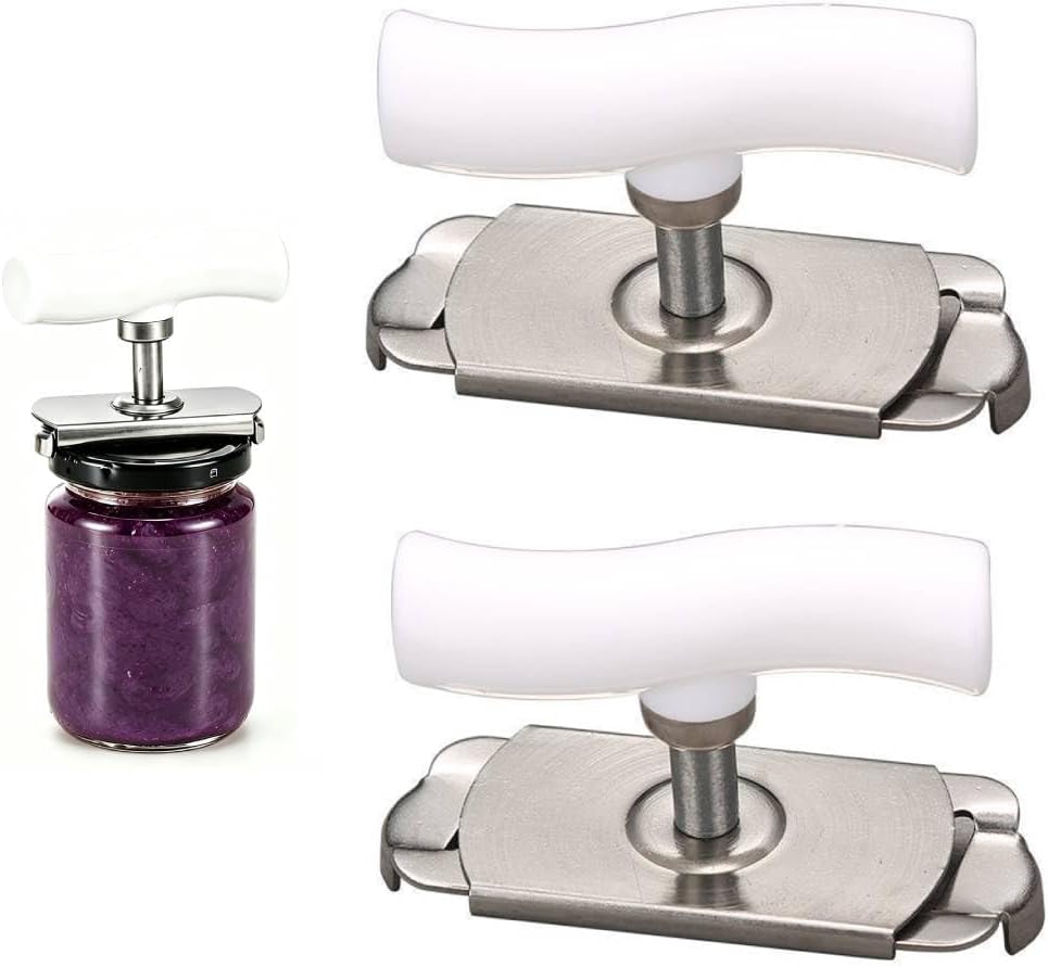 Jar Opener for Seniors and Weak Hands: Adjustable Stainless Steel Can Opener - Manual Jar Lid Remover Tool for Elderly, Adults and Everyday Home Use (green (1 pcs))