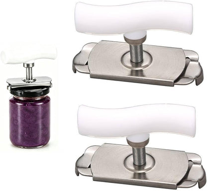 Jar Opener for Seniors and Weak Hands: Adjustable Stainless Steel Can Opener - Manual Jar Lid Remover Tool for Elderly, Adults and Everyday Home Use (green (1 pcs))