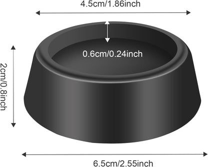 4PCS Washing Machine Foot Pads for Anti-Vibration and Anti-Walk Pads with Level, Washer and Dryer Anti Slip Pad Mat for Vibration Reduction & Shock Absorber Rubber Noise Cancelling Isolation Feet