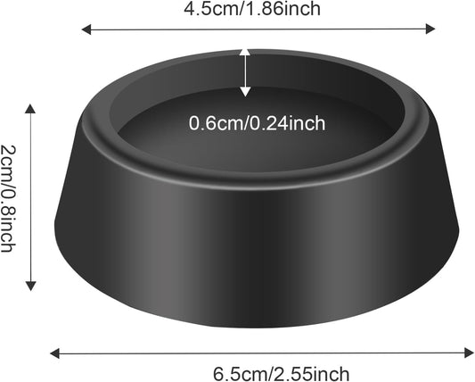 4PCS Washing Machine Foot Pads for Anti-Vibration and Anti-Walk Pads with Level, Washer and Dryer Anti Slip Pad Mat for Vibration Reduction & Shock Absorber Rubber Noise Cancelling Isolation Feet