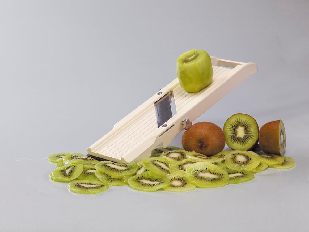 Benriner Mandoline Jumbo Slicer, Japanese Stainless Steel Blade, Beige