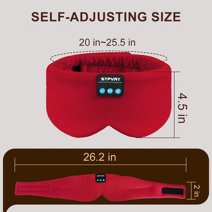 Sleep Mask Bluetooth 5.4 Headphones Soft Wireless Headband Eye Mask Blackout with Microphone (Emerald)