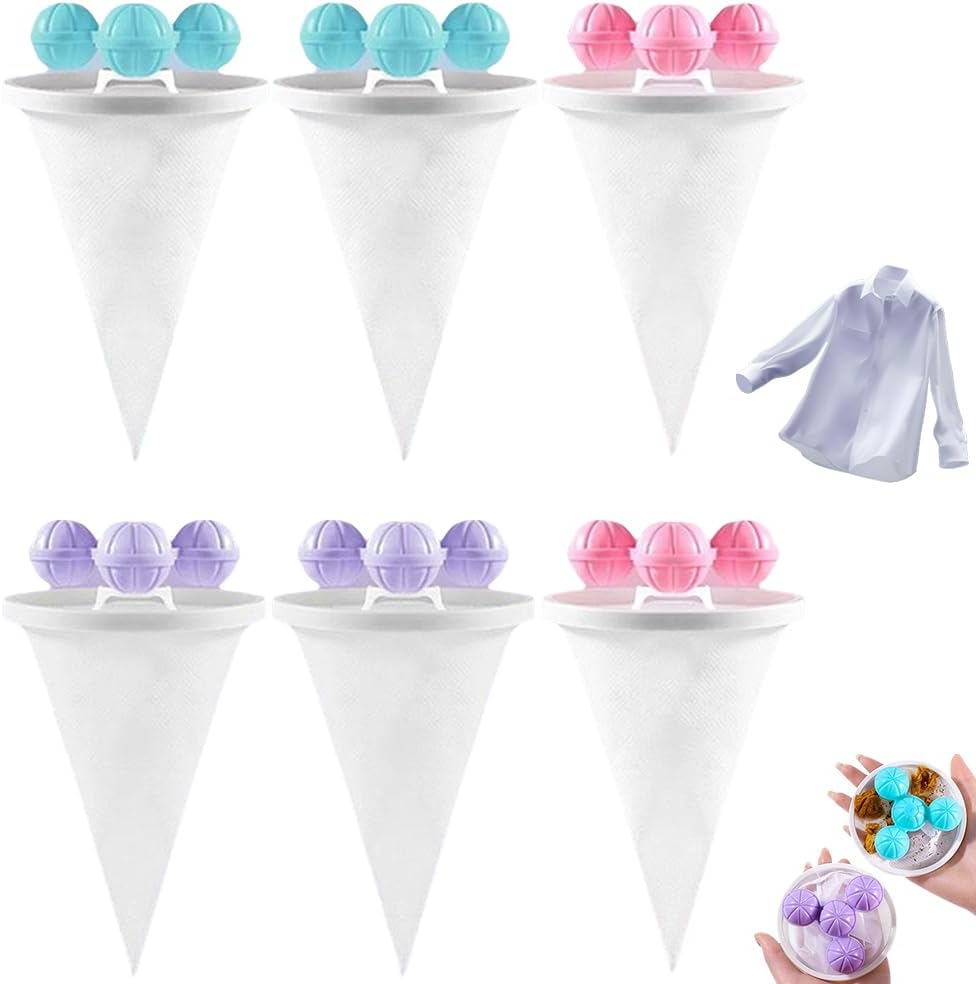 3/6/9PCS Washing Machine Lint Catcher, Pet Hair Remover for Laundry (3)