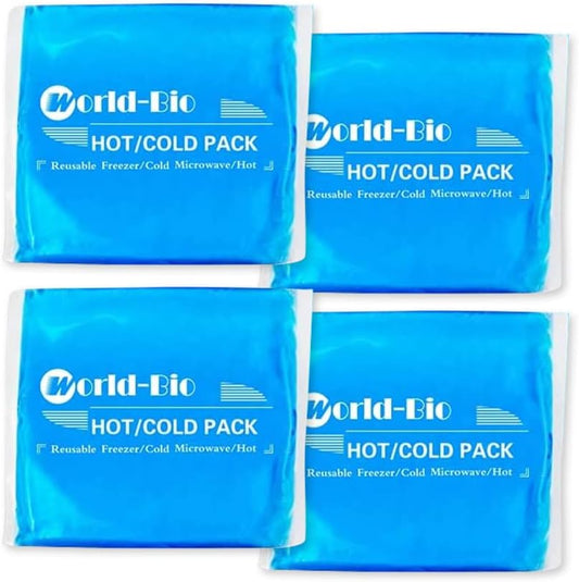 Reusable Ice Gel Pack for Injuries, Soft Cold Pack Ice Wrap Hot Cold Compress Alleviate Inflammation Joint Pain Muscle Soreness, Flexible & Adjustable for Shoulder Elbow Foot Ankle Knee Wrist Leg Neck