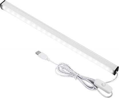 ASOKO Motion Sensor Dimmable Led Under Cabinet Light, 12" Cool White | ASOKO Motion Sensor Dimmable Led Under Cabinet Light, 12" Plug in Cool White 6000K Bar for Kitchen Counter Closet