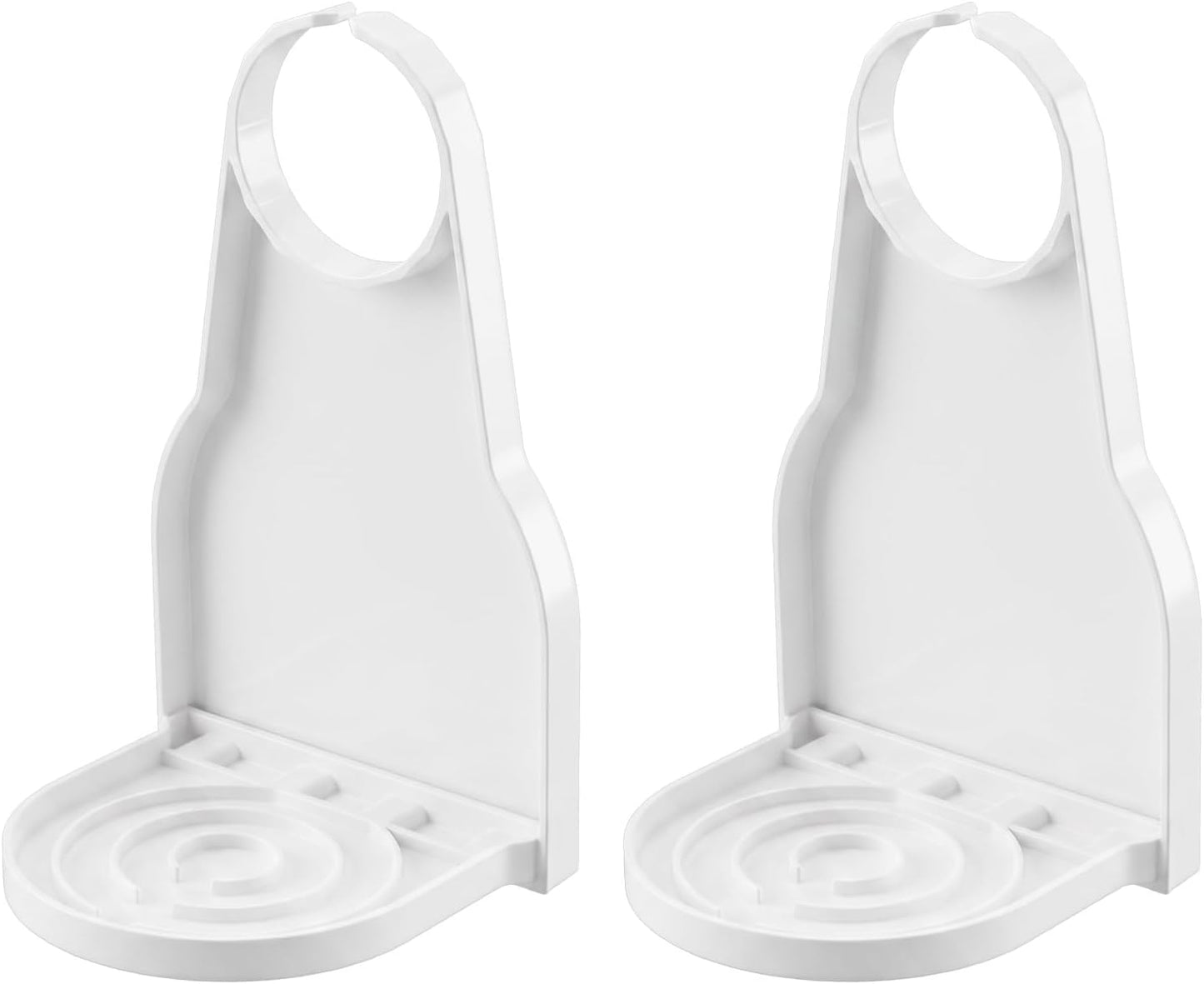 2 Pack Laundry Detergent Dispenser Cup Holder Drip Catcher | Organizer Firmly Holds on Bottle Spouts for No More Leaks or Mess in Laundry Room Organization