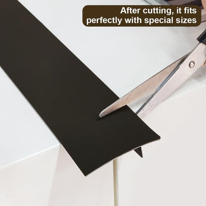 Silicone Stove Counter Gap Cover 30 Inch Side Range Gap Filler 2 Pack Black | Extra long kitchen stove gap covers, 0.2-1 inch gap, heavy 10 oz, cut to size, oven crack guards between stove and counter