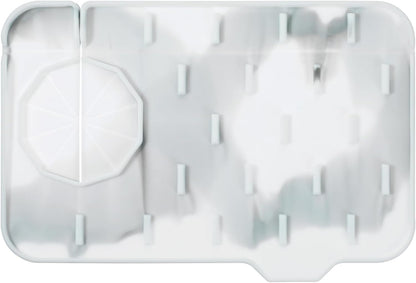Dimeho Sink Faucet Splash Guard Mat Silicone Soap Dish Pad Faucet Handle Drip Catch Sponge Holder Sink Protector Trays for Bathroom Kitchen Countertop Gadgets Accessories
