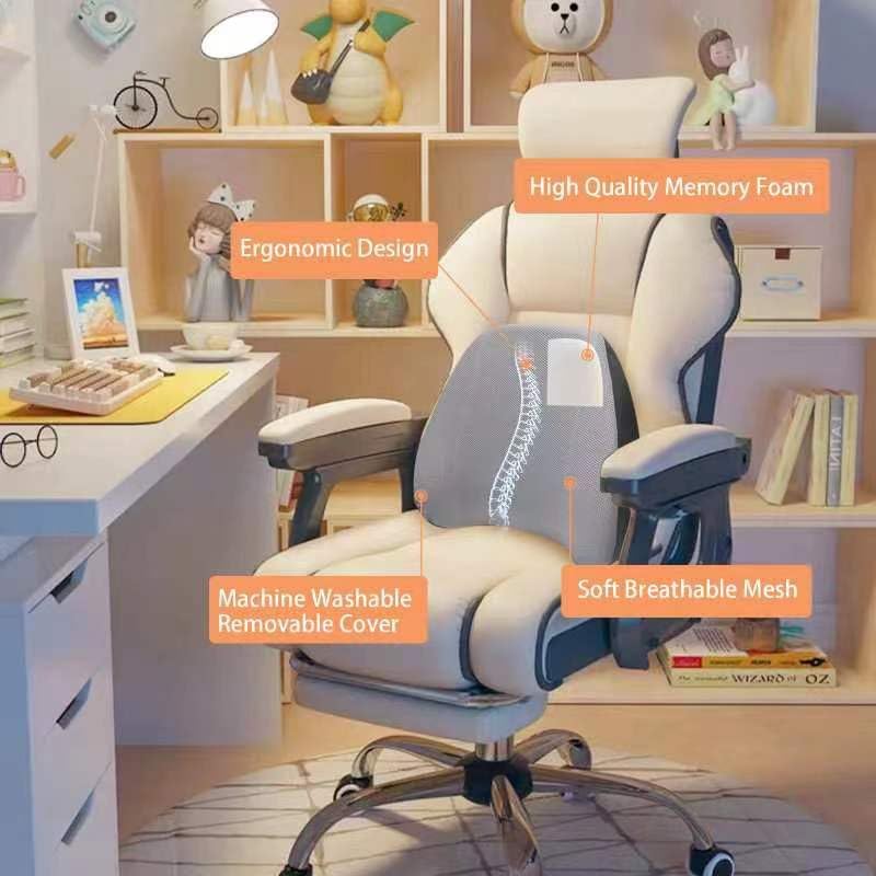 Super Cozy Lumbar Support Pillow for Car/Office Chair, 100% Memory Foam