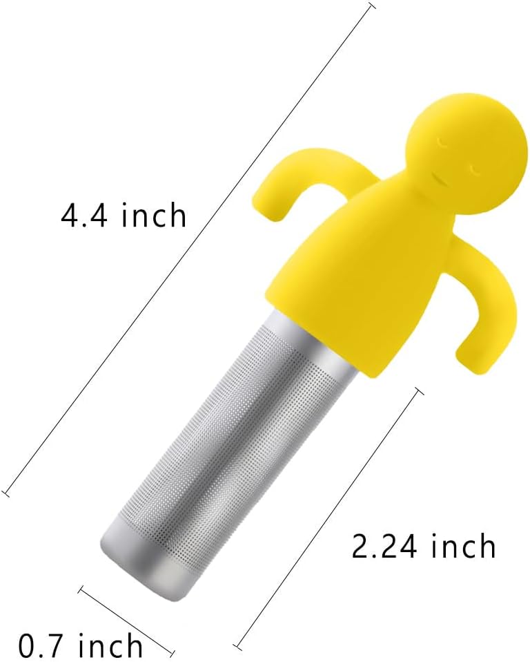 Leden Tea Infuser for Loose Leaf Tea Extra Fine Mesh Tea Steeper Gray