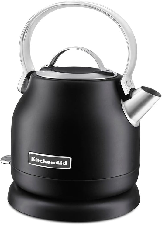 KitchenAid 1.25L Electric Kettle KEK1222, Empire Red | Removable Lid for Easy Filling, Stainless Steel Design, Convenient Pouring Spout, Compact Design