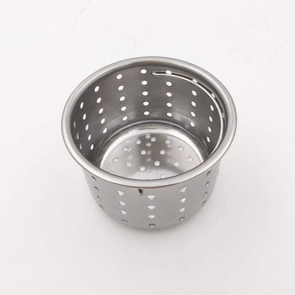 GZILA Kitchen Sink Drain Basket Only, 3-inch Basket for Kitchen Sink Strainer Replacement, Deep Cup Strainers with Handle, SUS 304 Stainless Steel