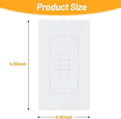Outlet Insulators Draft Sealers, 100Pcs Electrical Outlet Insulation Pads, EVA Foam Gasket for Wall, Switch Socket Cover Easy Install