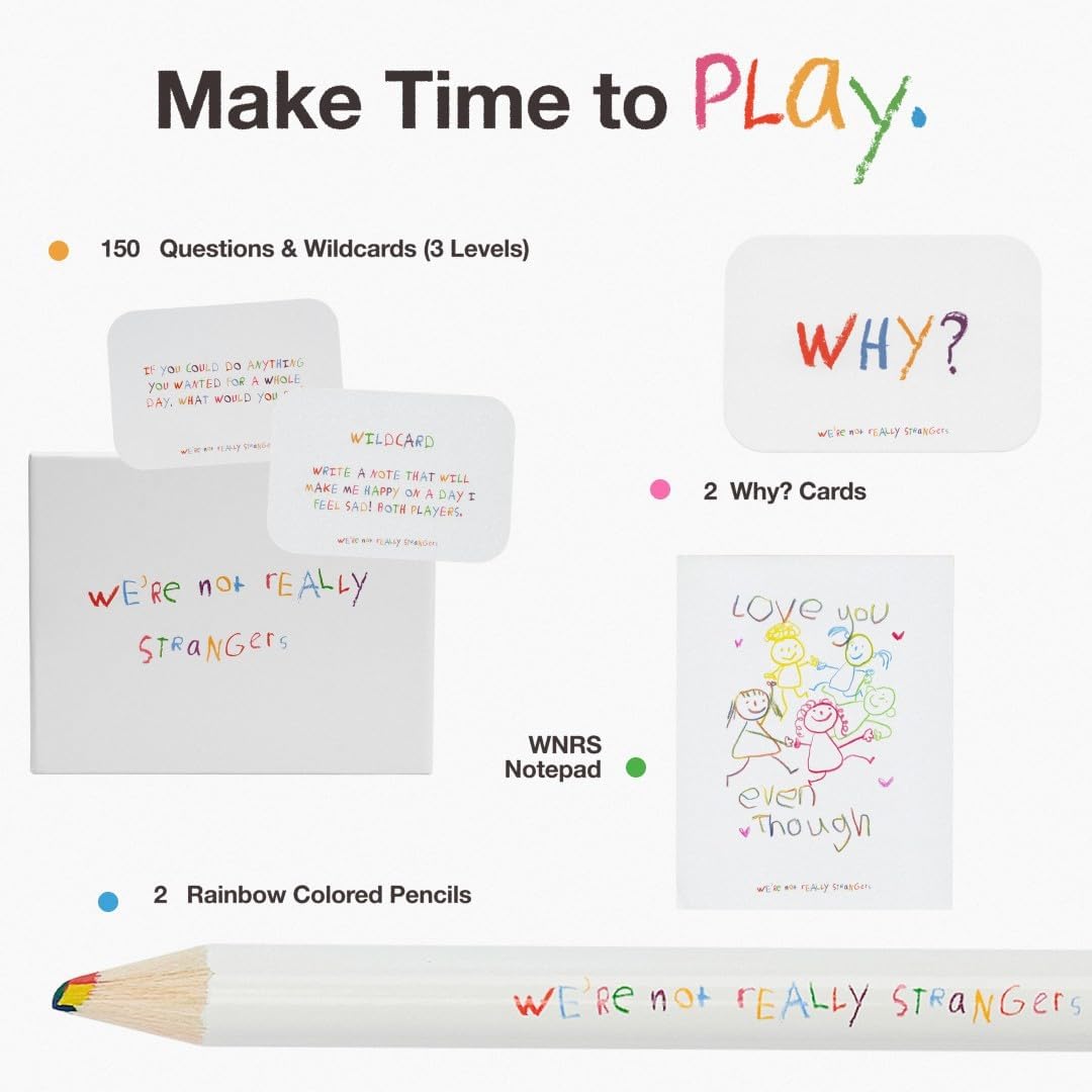 WE'RE NOT REALLY STRANGERS Self-Love Edition Card Game for Teens and Adults