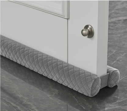 Ciieyuo Premium Velvet Under Door Draft Stopper, Adjustable 30-36 Inches | Door Air Draft Stopper, Easy-to-Install Under Door Gap Filler, Blocks Noise, Cold Air, Light, Dust, and Drafts
