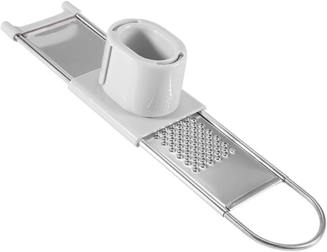 Handheld Potato Slicer and Ginger Grater with Anti-cut Hand Guard, Stainless Steel and Abs Material, Easy to Clean Kitchen Cutting Tool for Vegetables and Fruits